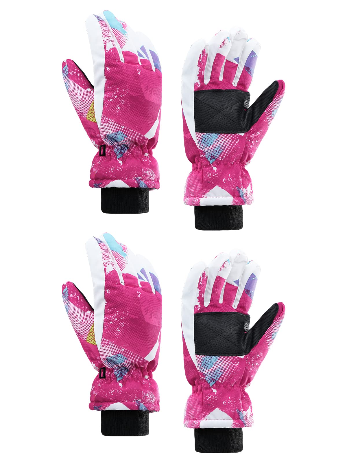 Century Star Kids Waterproof Warm Winter Ski Gloves for Boys &amp; Girls - Sport Mittens