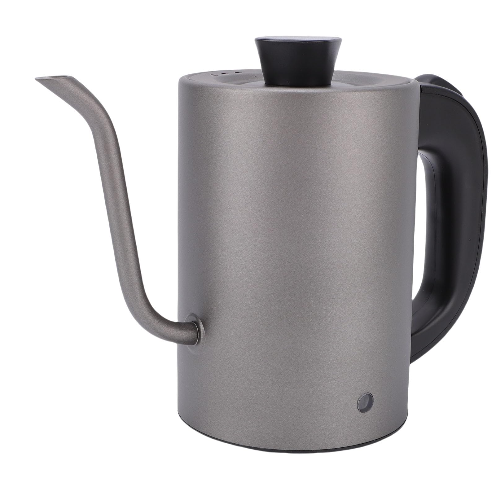 Hervidor Eléctrico con Cuello de Cisne, 600 W, 0,8 L, de Acero Inoxidable de Ebullición Rápida, para Verter sobre café, Tetera con Apagado Automático, Protección contra (Enchufe europeo 220V)