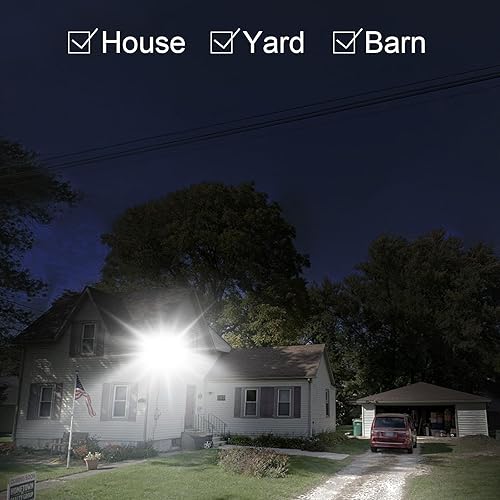 Miniatura 5 de STASUN Luces LED de inundación para estadio de 36000 lúmenes, luces de seguridad de grado profesional, eficiencia energética y larga duración, 5000