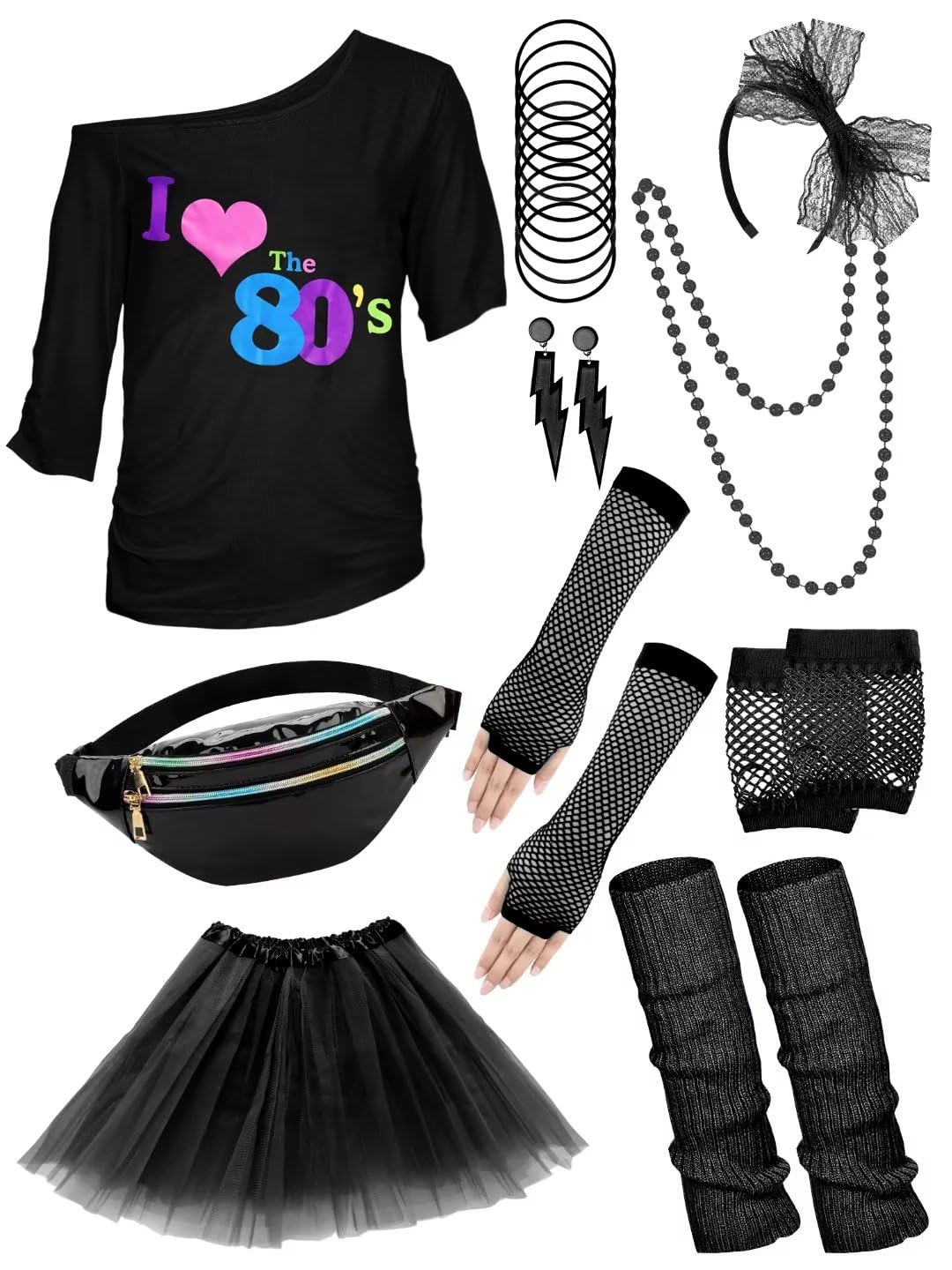 WILDPARTYWILDPARTY Clothes-80SLove-Black-S-YiYao Made in China