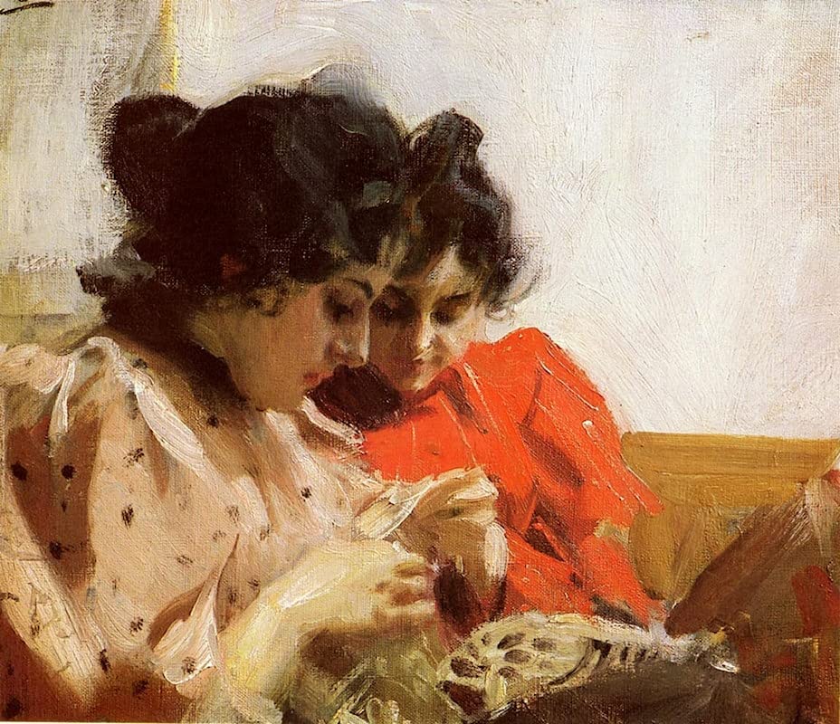 Tableau Spetssom Anders Zorn affiche d art nostalgique vintage pour salon