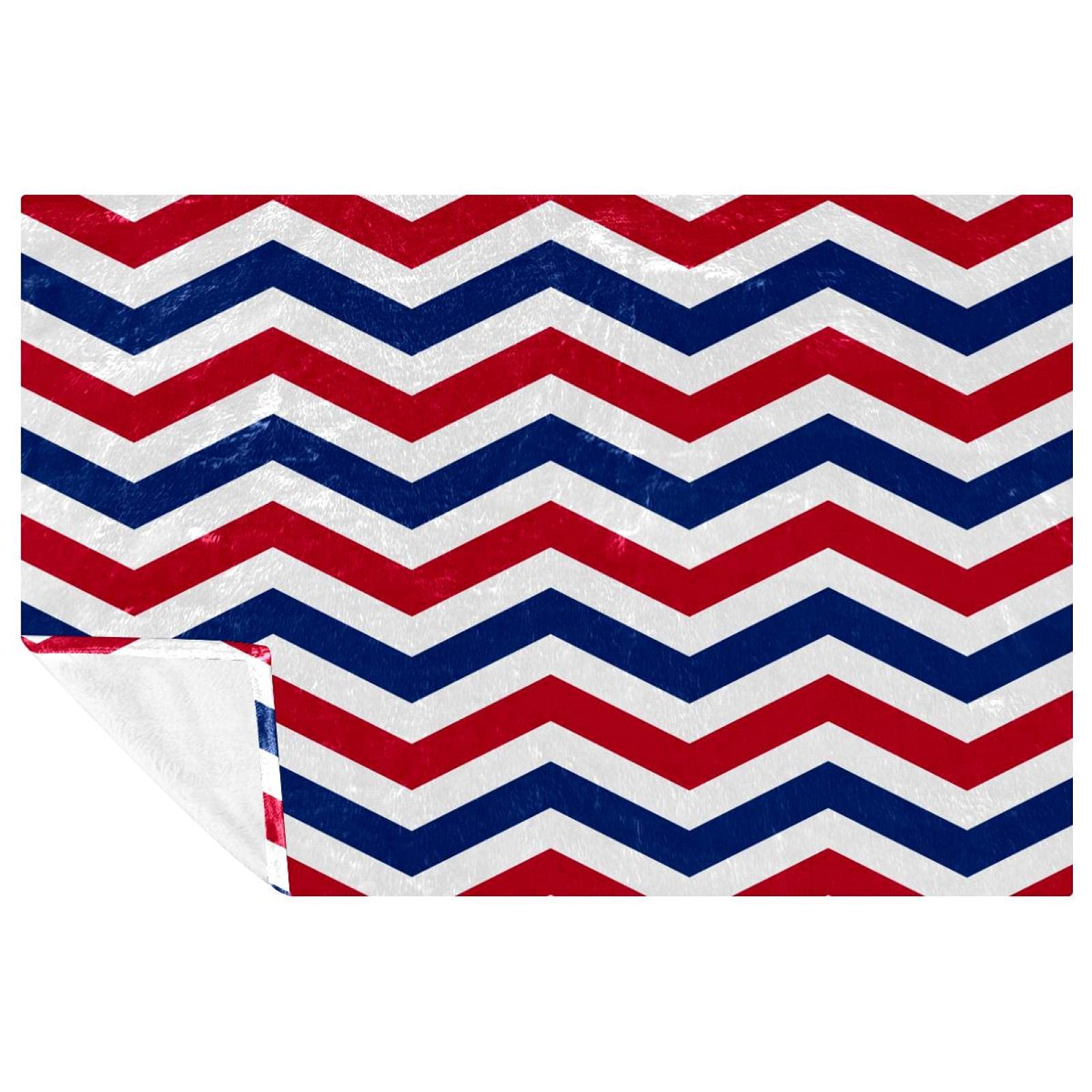 Couverture douce en maille rayée haut de gamme 150x100 cm pour sublimer votre canapé