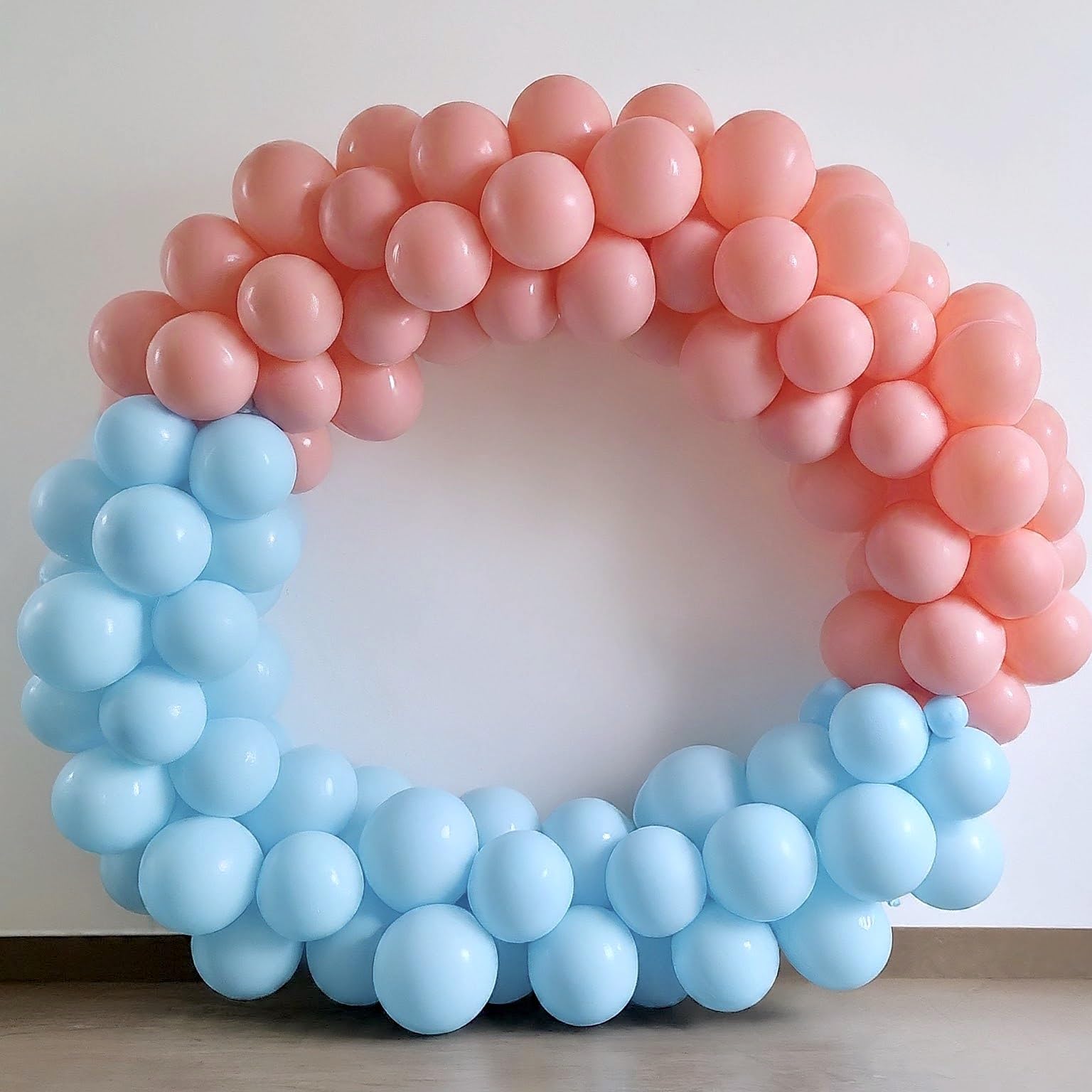 Pastel Birthday Balloons - White & Pink (Pack of 50) -10 Pastel Birthday Balloons - White & Pink (Pack of 50) -10