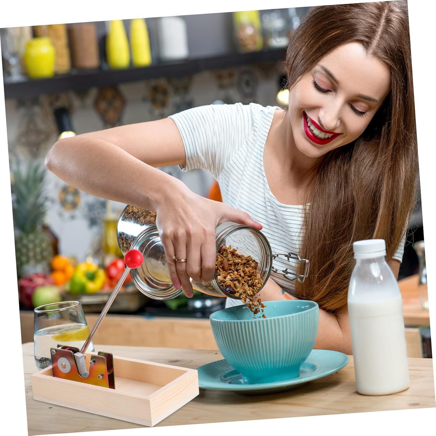 1pc Manual Nut Cracker Tool Classic Nut Opener for Walnut Macadamia Hazelnut and More Easy to Use Leveraged Design Resistant Tongs for Home Use