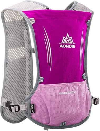 Miniatura 3 de AONIJIE Chaleco de hidratación Mochila 5L Marathoner Running Race Hidratación