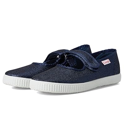 Cienta Kids Shoes 56013 (Infant/Toddler/Little Kid/Big Kid) Girls Shoes Navy Metallic