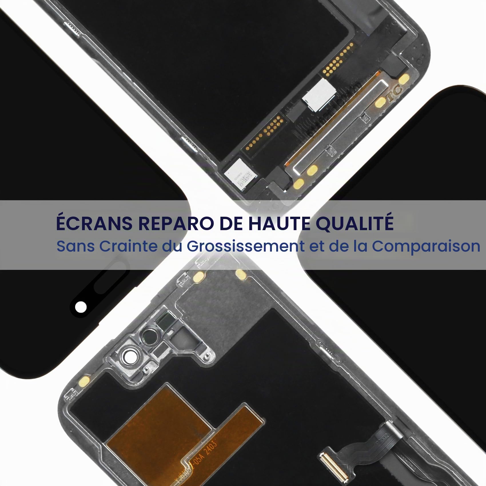 Reparo Incell LCD Écran pour iPhone 14 Pro Display - Ecran pour iPhone14 Pro LCD Display Écran Tactile Digitizer Assembly Kit de Réparation (modèles : A2890, A2650, A2889, A2892)