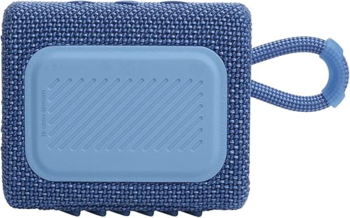 Miniatura 3 de JBL Go 3 Eco Altavoz portátil con Bluetooth, batería incorporada, función impermeable y a prueba de polvo - azul