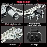 Vista 3 de BDFHYK 741-644 Regulador de ventana eléctrica con motor delantero izquierdo del lado del conductor para Chevy Silverado, Tahoe, Suburban, Avalanche