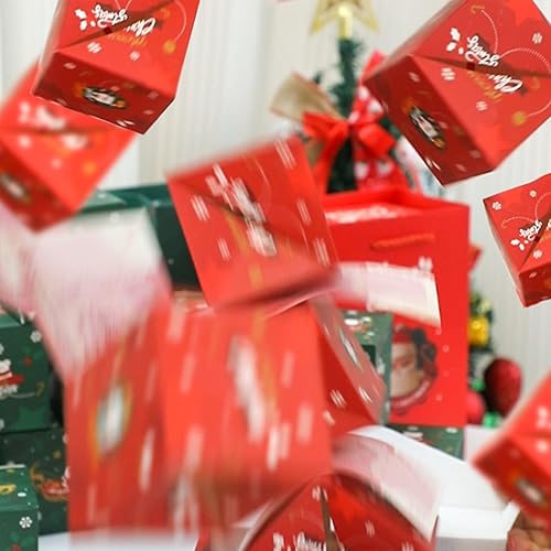 Miniatura 4 de Caja sorpresa de regalo por dinero, caja de regalo sorpresa, explosión, cajas de regalo sorpresa de Feliz Navidad, caja de regalo plegable con