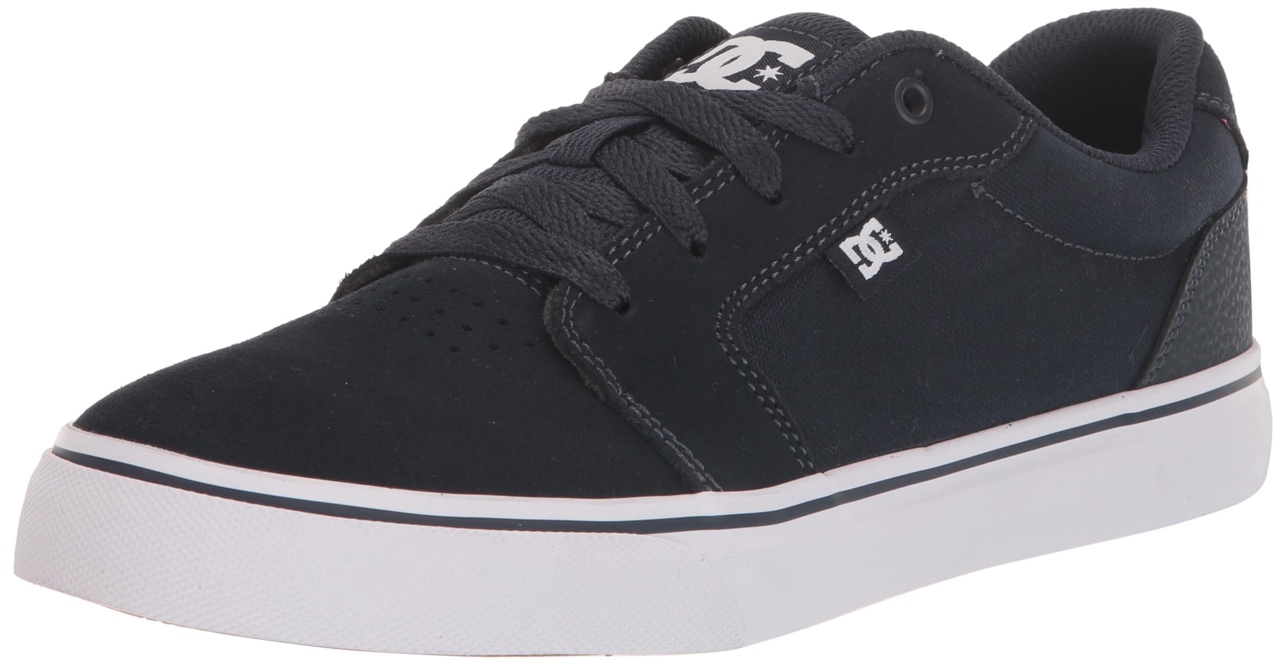 DC Men's Anvil Casual Skate Shoe DC Navy/White 14