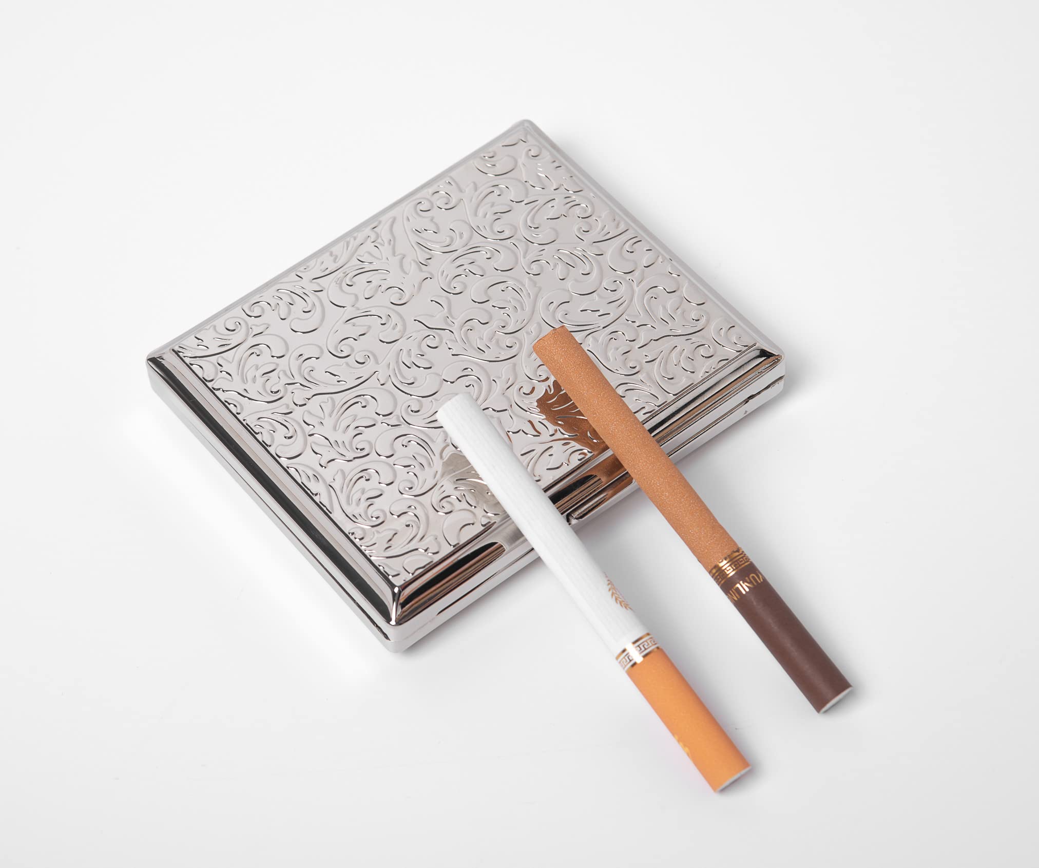 rubber cigarette Amazon.com: Metal Cigarette Case/Box with Rubber Band, Holds 14-16 85mm  Cigarettes (Silver) : Health & Household