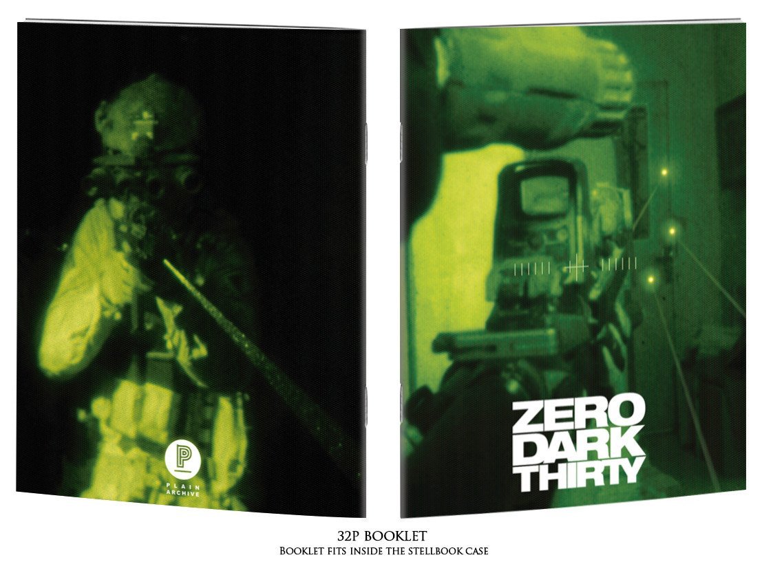 ZERO DARK THIRTY Blu-ray Steelbook [PLAIN ARCHIVE Exclusive QUARTER SLIP with Lenticular Effect; Region-Free]