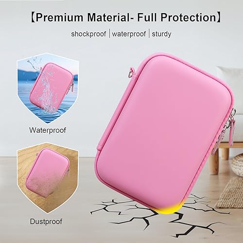 Miniatura 56 de Elonbo Funda de transporte para GL.iNet GL-SFT1200/A1300/AXT1800/MT3000 portátil WiFi Gigabit Router, repetidor de red Wi-Fi inalámbrico 6, soporte