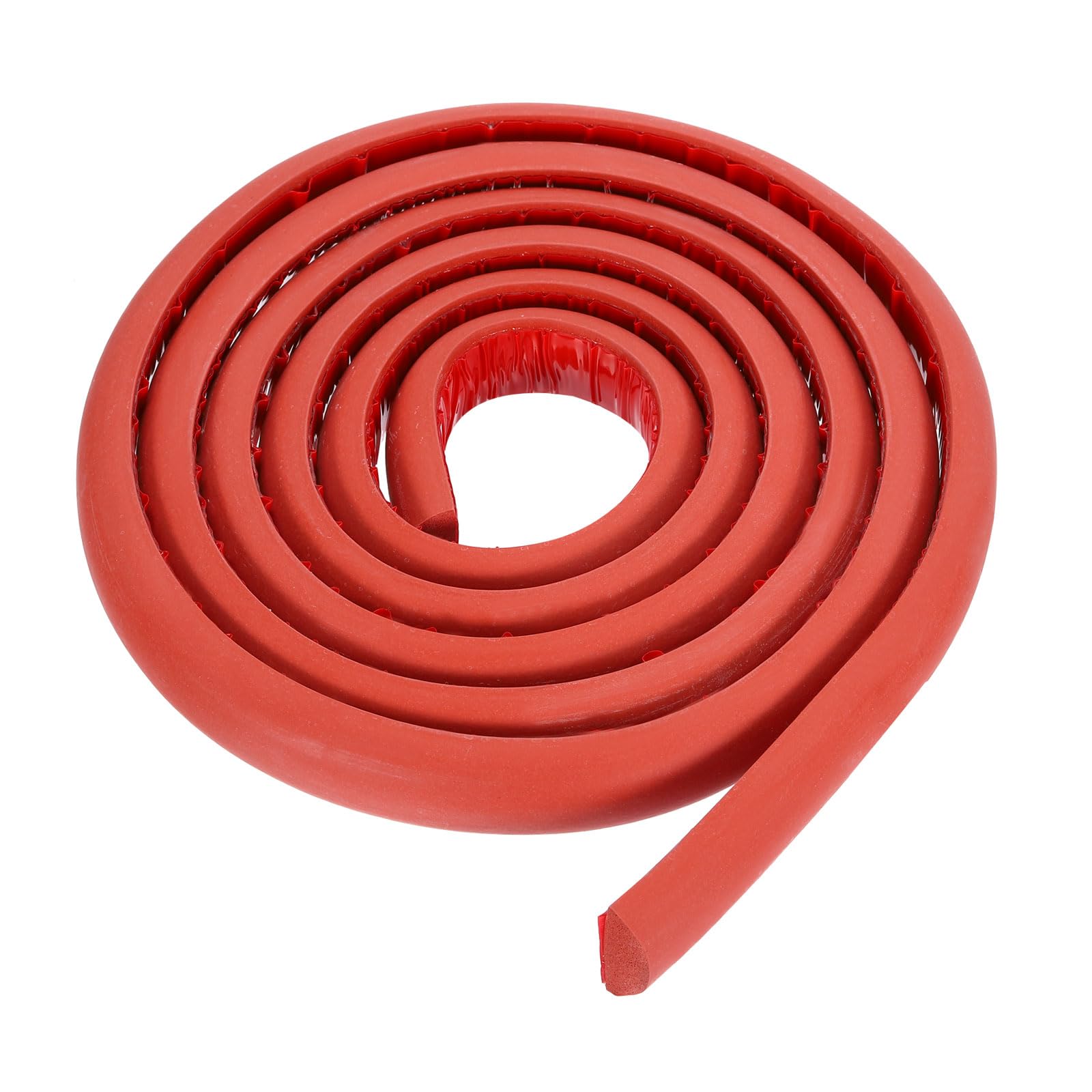 sourcing map 2 Meters Foam Backer Rod, 20 x 10mm D-shaped Solid Joint Filler, Foam Seal Strip for Caulk Saver, Rope Caulk Cement Crack Filler, Red โ image 1