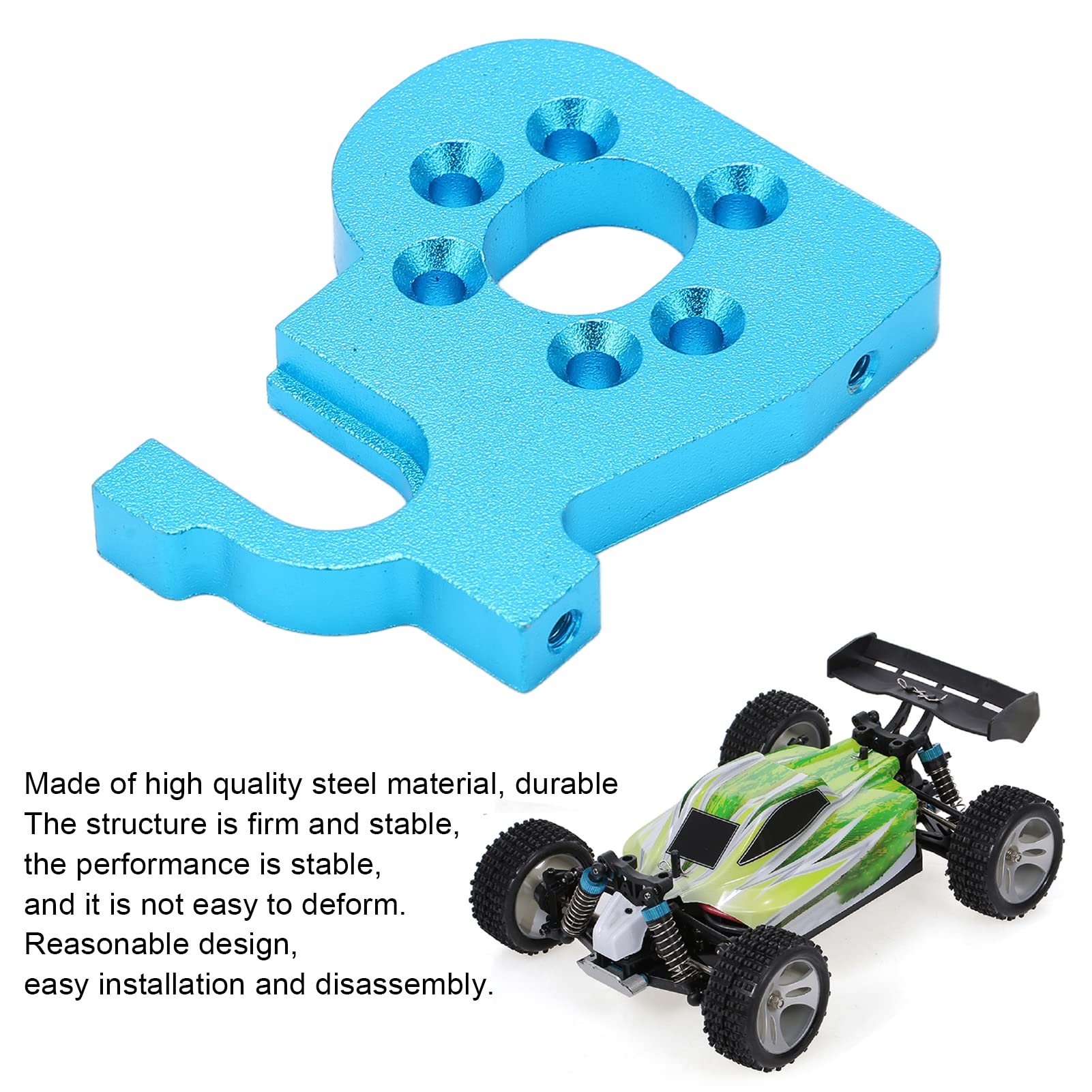 SUNGOOYUE Aluminum alloy RC Motor Mount Holder, RC Car Motor Seat Part Replacement for WLtoys 144010 RC Car - Image 3