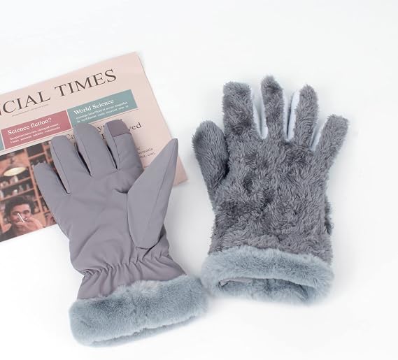 Womens Water Proof Warm Snow Ski Gloves Touchscreen Winter Biking Gloves