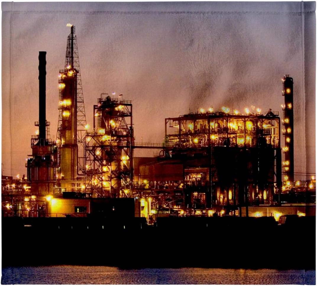 3dRose Industry, Refinery in Texas City, Texas - US44 DFR0207 - David R. Frazier 22x30 Bath Hand Pool Towel