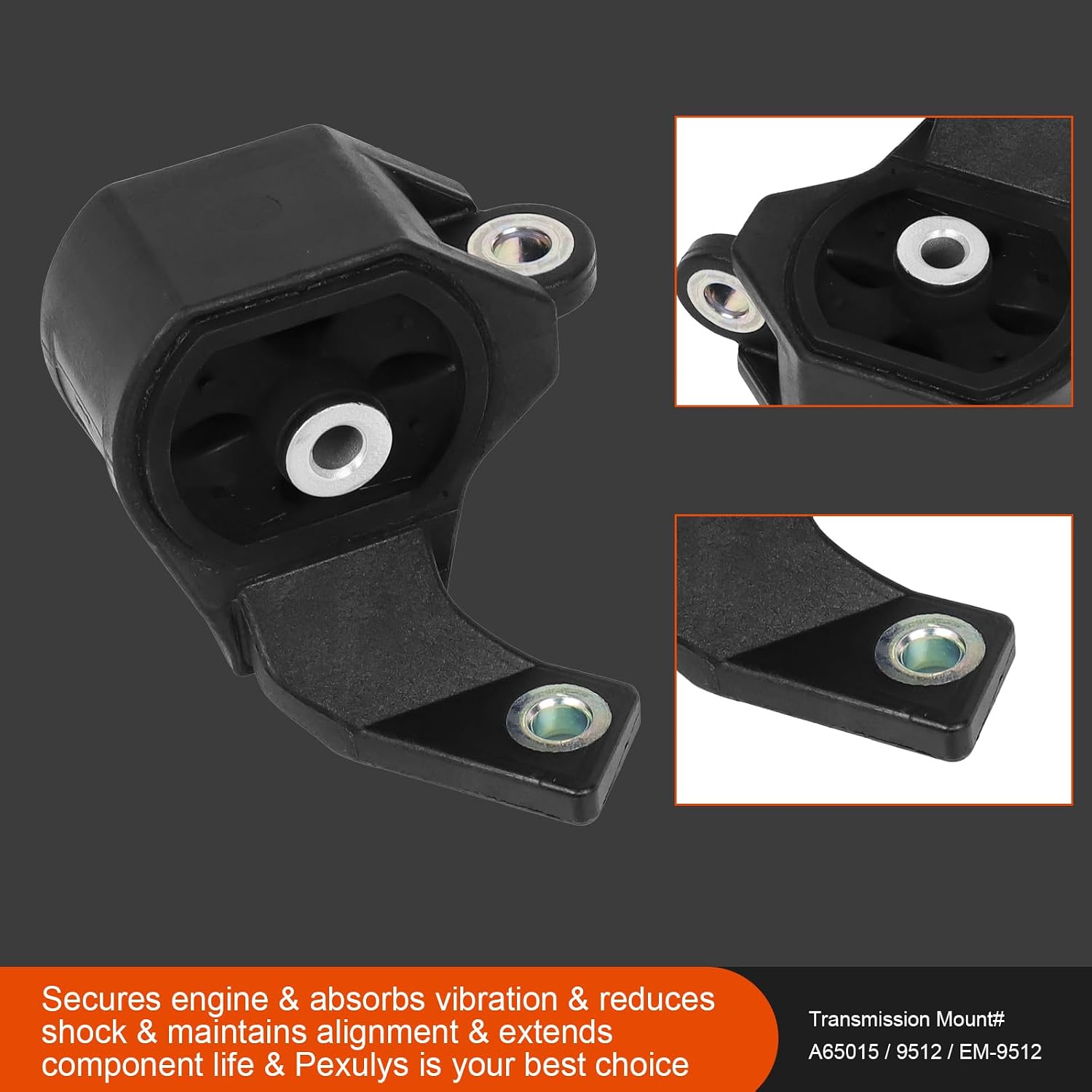 4pcs Engine Motor Mount & Transmission Mount, for Honda Odyssey 3.5L 5 Speed Auto Trans (2011-2013), Replace# A4575EL A4587 A65017EL A65015