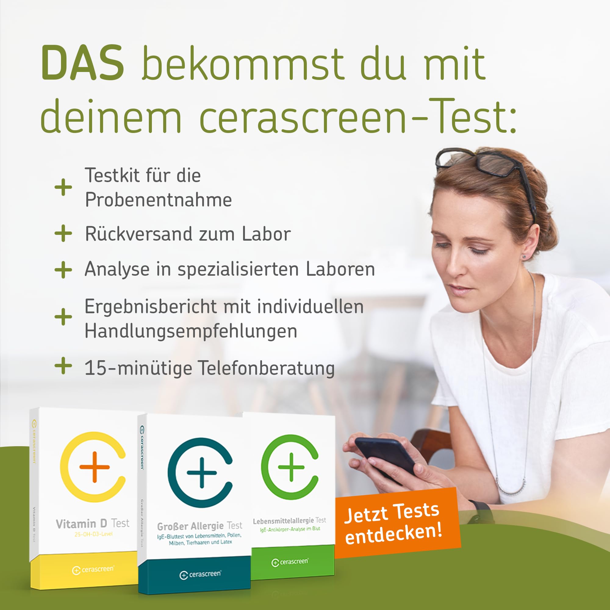 Helicobacter Pylori Test Kit von CERASCREEN – Antigen-Nachweis von Bakterien bequem & einfach mit Testkit von Zuhause | Gesundheitscheck | Analyse im medizinischen Labor | Detaillierte Ergebnisse