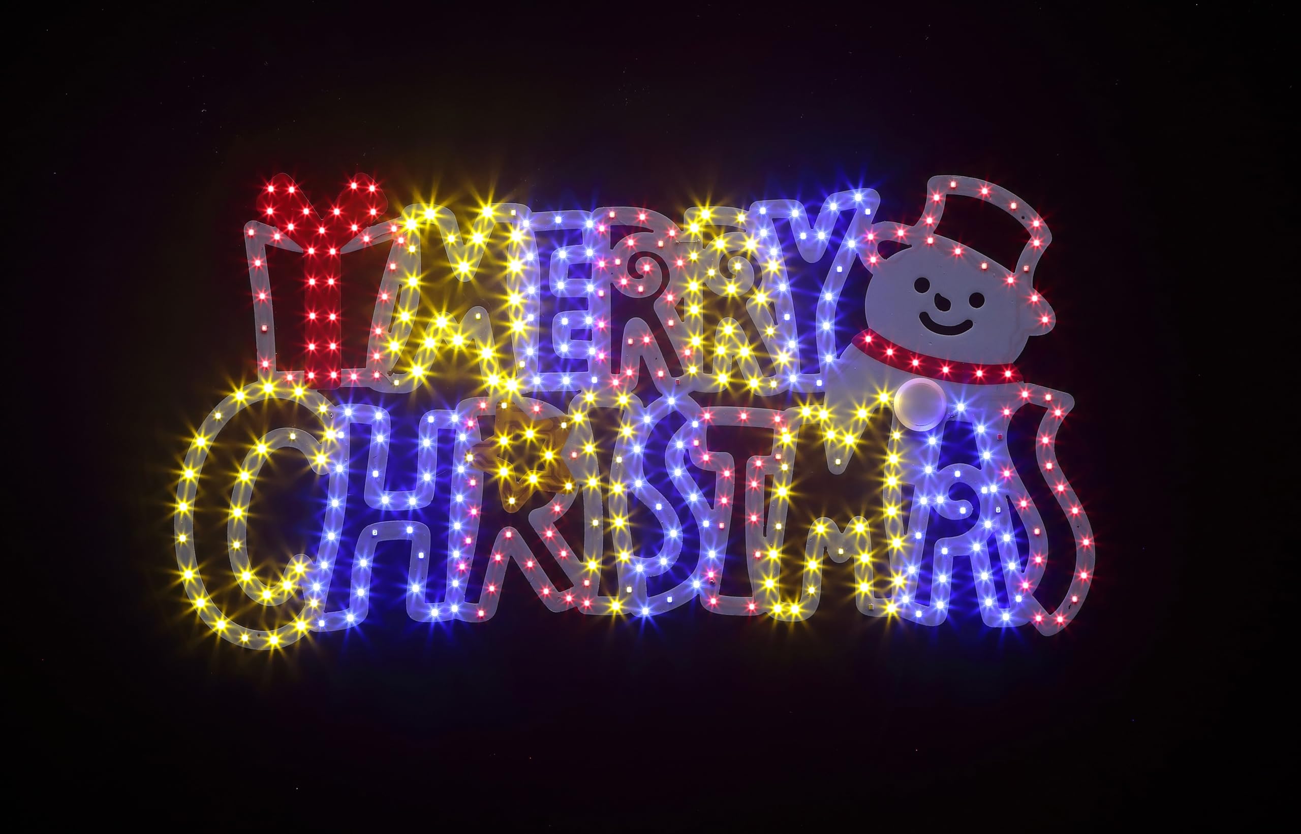 Amazon.co.jp: SMDイルミネーション メリークリスマス WG-24324 MC文字