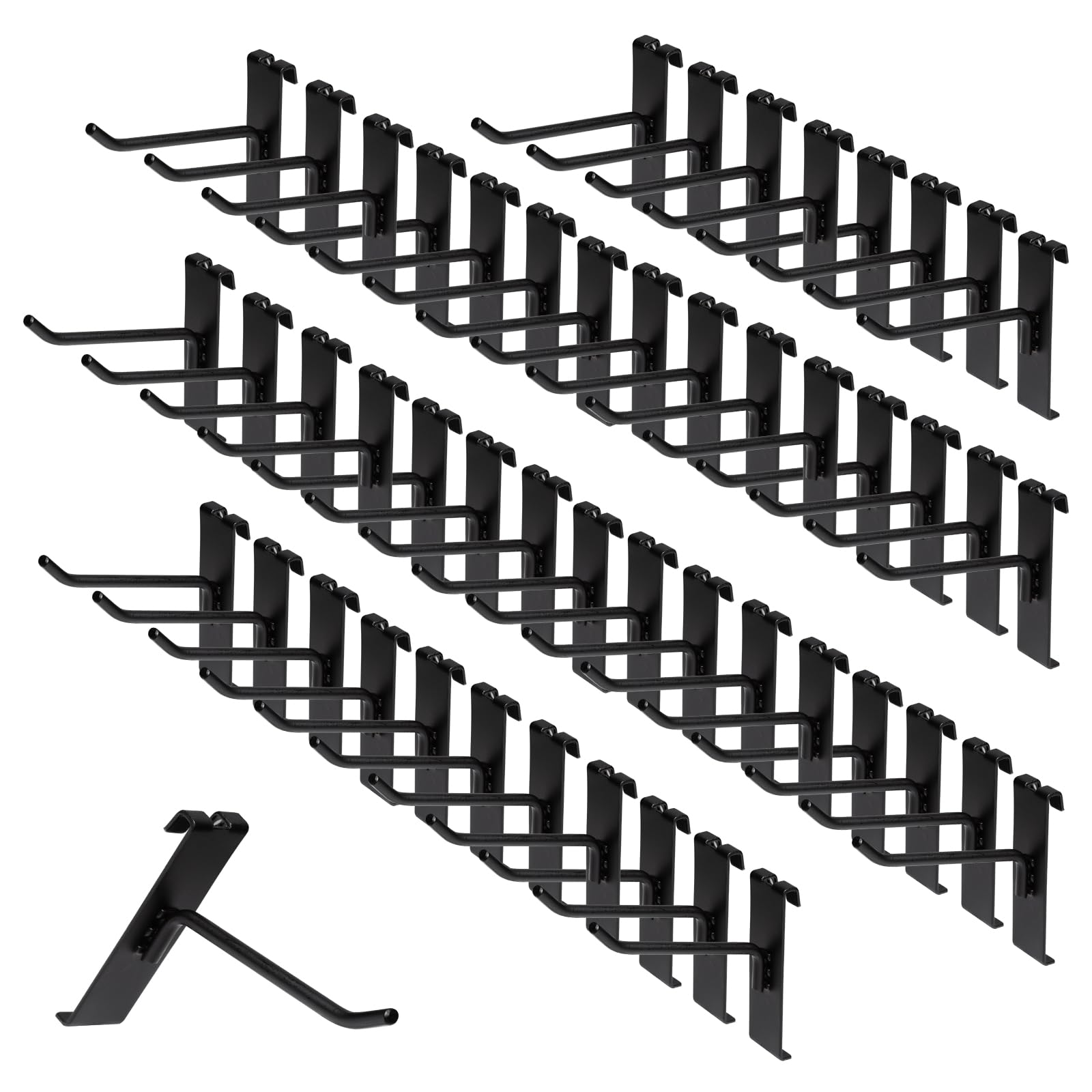 Photo 1 of PYBTOOL Gridwall Hooks 4 Inch Black 100 Pack
