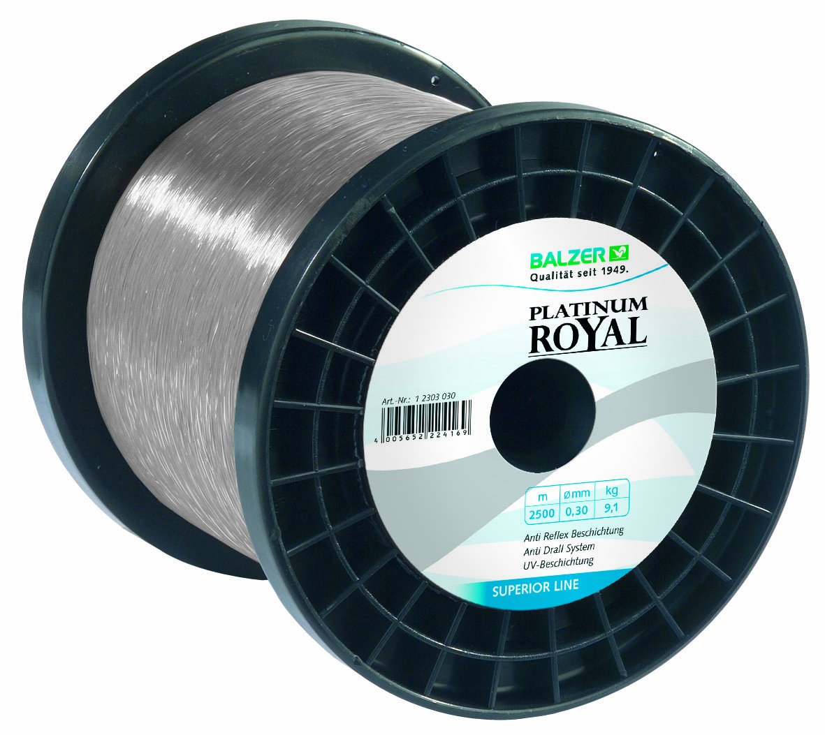 Balzer Platinum Royal 2500m, Ø0,25 mm, 7,0 kg Tragkraft