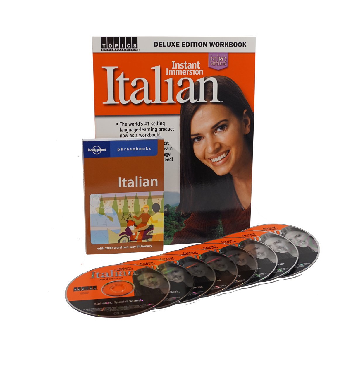 Topics Entertainment Learn To Speak German Complete Set – 8 Audio CDs, Workbook & Phrasebook For Beginners