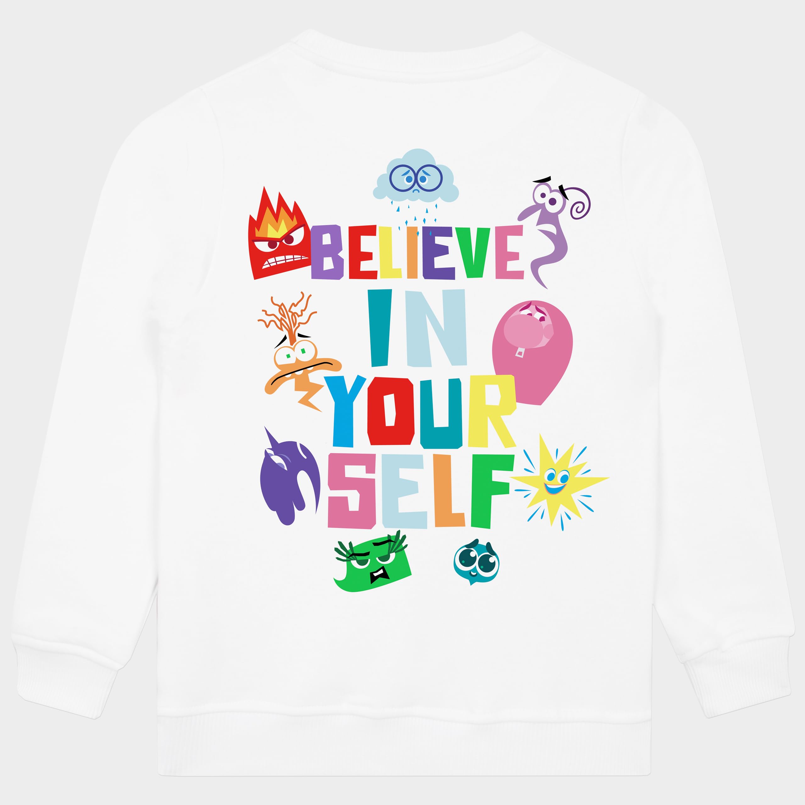 Disney Inside Out 2 Bluza Dla Dziewczynek | Bawełniany Jumper Dla Dziewczynek | Bluzy Dla Dziewczynek