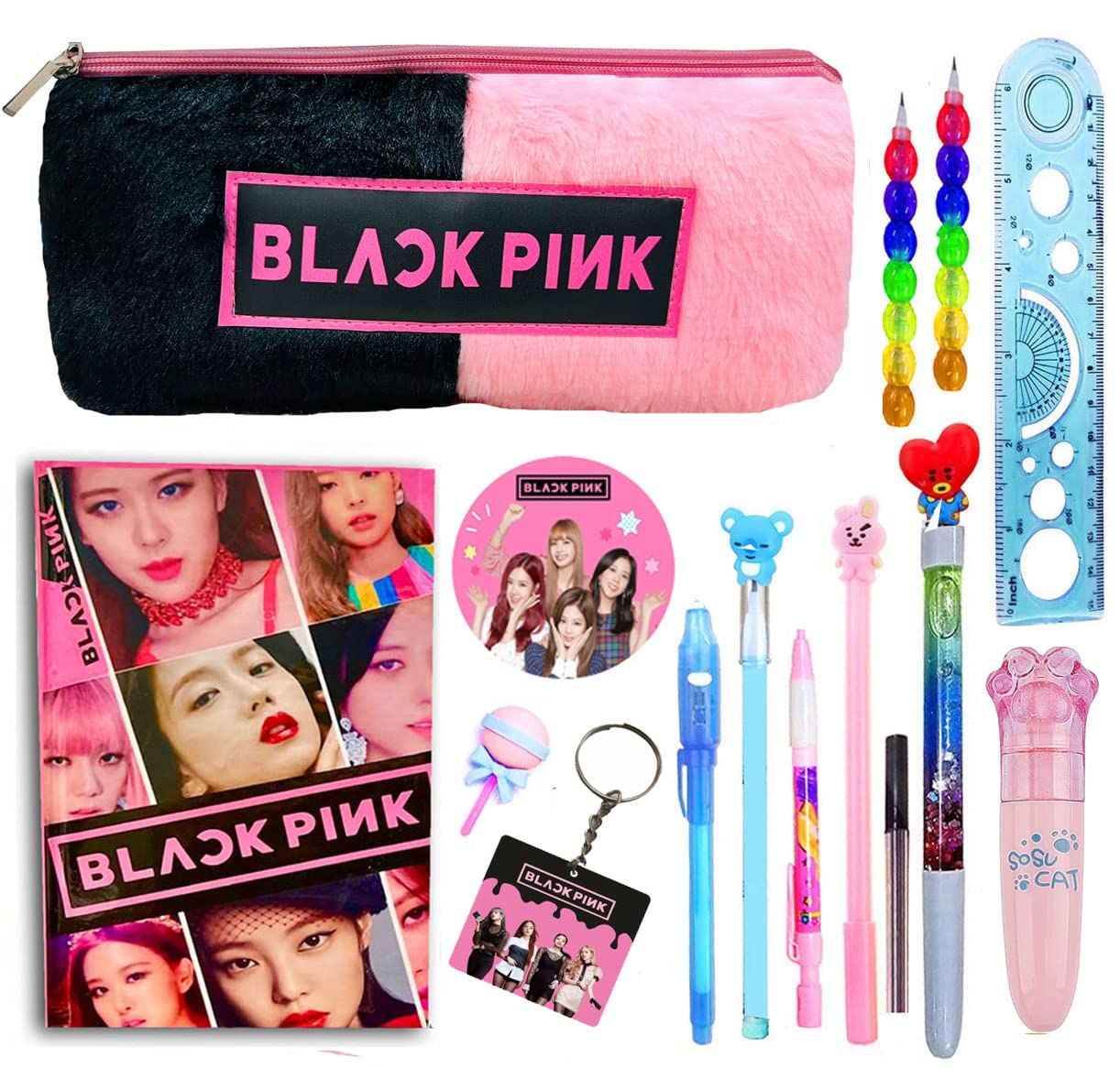 See full amazon price history chart for KOBBET Polyester 15Pcs Black Pink Stationery Gift Set For Girls Black Pink Pencil Case With Pen Pencil Diary Pouch, Black Pink School Stationery Set Return Gift For Girls Birthday Gift KOBBET Polyester 15Pcs Black Pink Stationery Gift Set For Girls Black Pink Pencil Case With Pen Pencil Diary Pouch, Black Pink School Stationery Set Return Gift For Girls Birthday Gift (B0C5MQWJ4M) Amazon Price History, Amazon Price Tracker