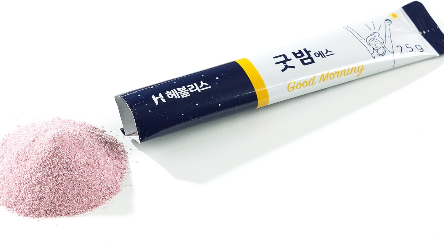 (20 Days) Heblis Good-Night S 20 Sticks, Stress Relief Supplement, Sleep Supplement, GABA, L-Theanine, Magnesium, Plant Based Amino-Acid