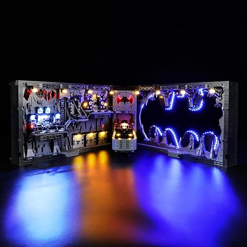LIGHTAILING Luz para Lego- 76252 Batcave  Shadow-Box  Kit de iluminación LED compatible con el modelo de bloques de construcción Lego  NO incluido