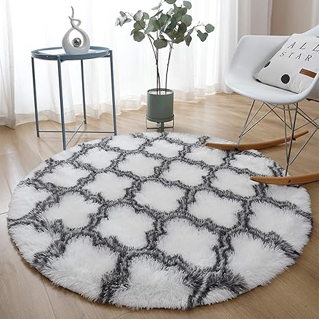 Amazon Jubangb ラグマット 丸型 カーペット 円形 ラグ マット 1畳 円形マット 丸カーペット ラグカーペット まる型 洗える 丸形マット 絨毯 丸ラグマット 円形ラグ 北欧 敷物 ふわふわ 防ダニ オールシーズン 白提灯 80cm ラグ カーペット オンライン通販