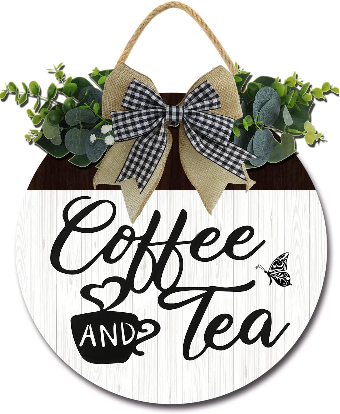 Buy Sokomurg Coffee and Tea Coffee Bar decor sign Rustic Farmhouse