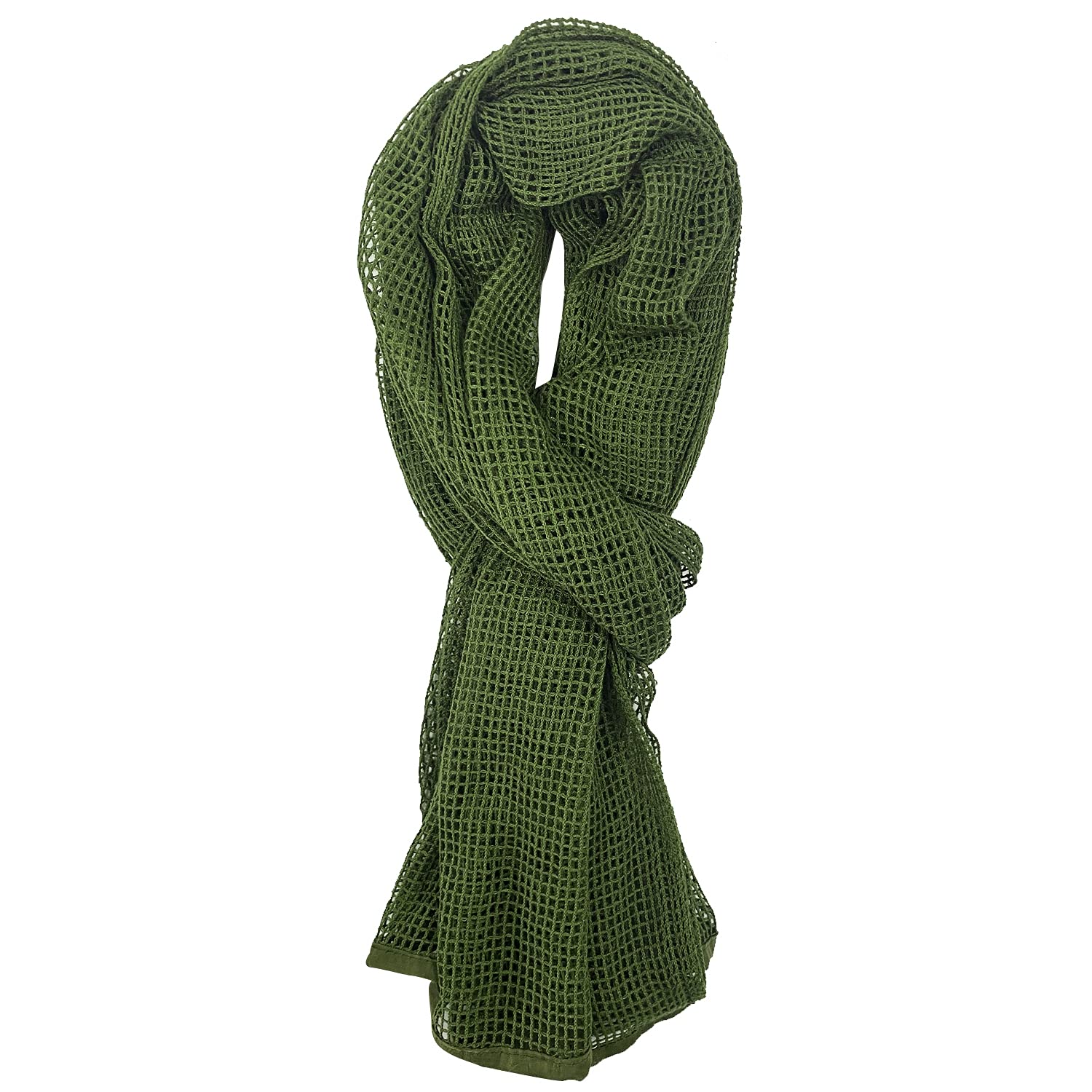 GRVCN Sniper Veil Tactical Scarf Military Body Camo Mesh Net, Double-Sided Camouflage Pattern Scarf