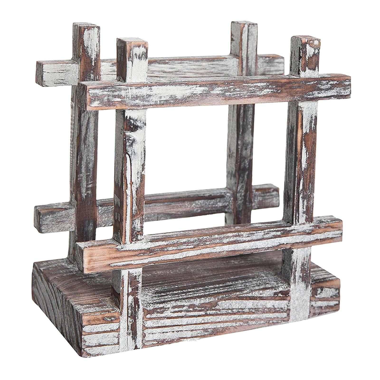 5 Servilleteros de Estilo Rústico, Soporte Vertical para Servilletas, Dispensador de Servilletas de Papel Decorativo para Mesa de Comedor O Encimera D
