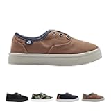 Robin Boys Slip-On Sneakers – Canvas Upper, Elastic Strap, Cushioned Insole & Durable Rubber Sole