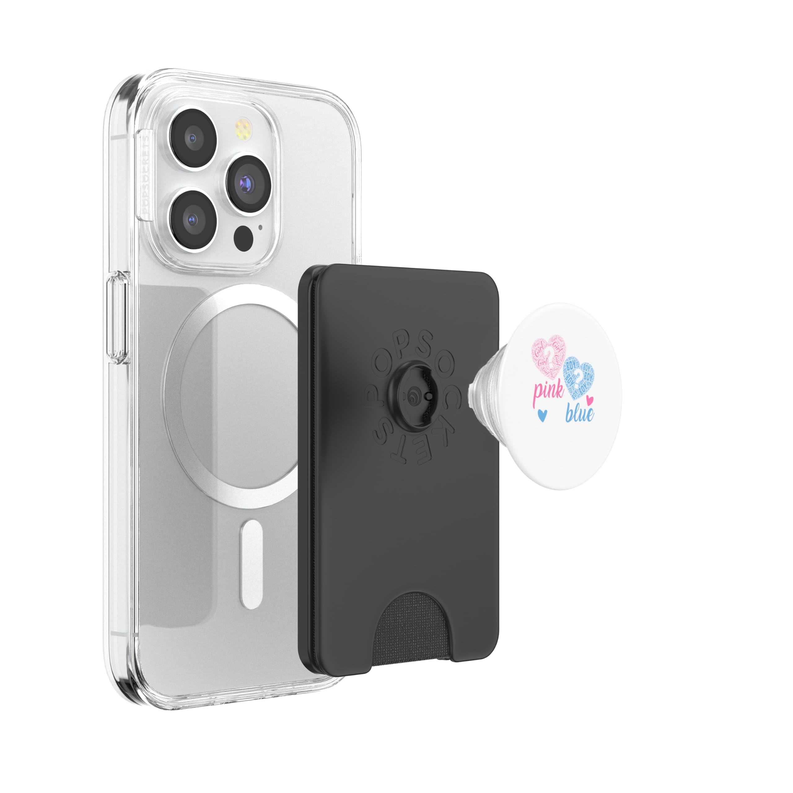 Revelación de género - Para mamá papá - Tus padres te aman PopSockets PopWallet para MagSafe
