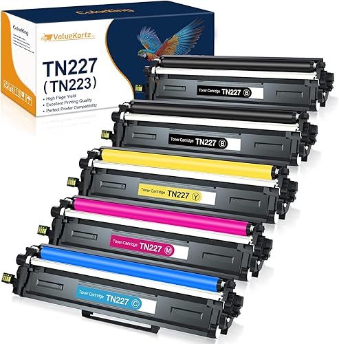 Cartucho de tóner de repuesto compatible para Brother TN227 TN-227 TN227BK de alto rendimiento TN223 TN-223 compatible con MFC-L3710CW MFC-L3750CDW