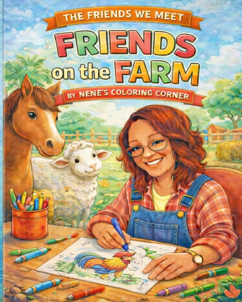 Friends On The Farm Coloring Book (The Friends We Meet)