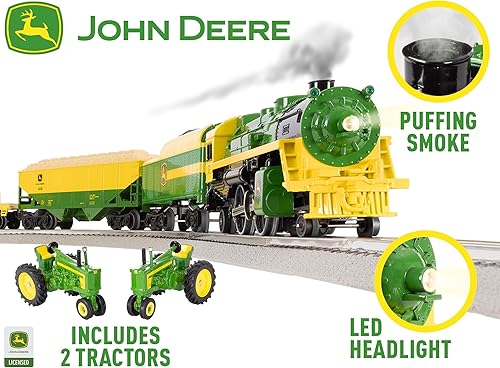 Miniatura 4 de Lionel John Deere Freight LionChief 5.0 - Juego de tren eléctrico con Bluetooth y control remoto