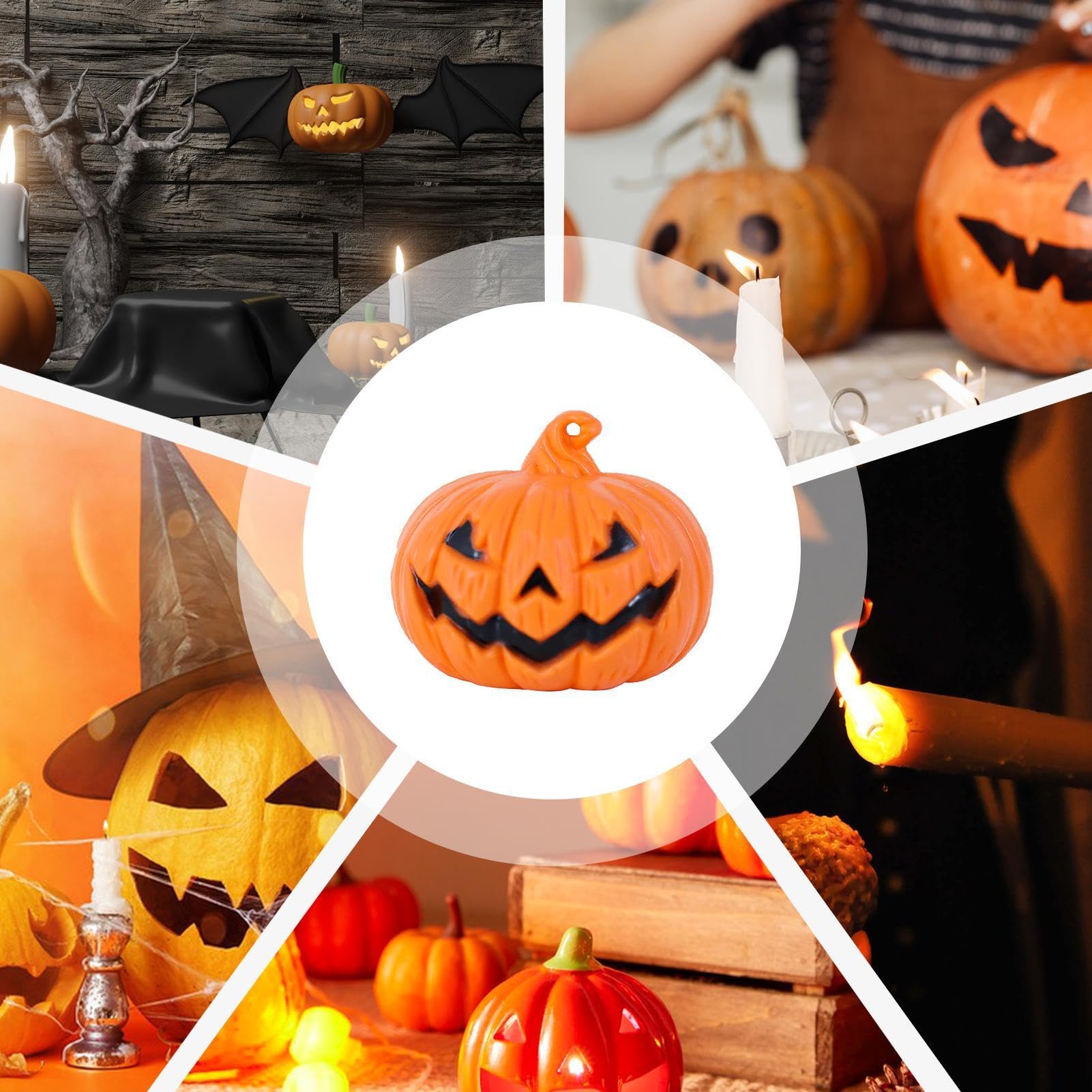 Amazon.co.jp: Yumeku LED パンプキン ライト、ハロウィン パンプキン