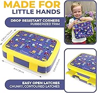 Vista 42 de Bento Lunch Box with Stainless Steel Thermo, Matching Insulated Lunch Bag and Ice Pack Set for Girls, Kids, 5 Divided Compartments, Snack Container