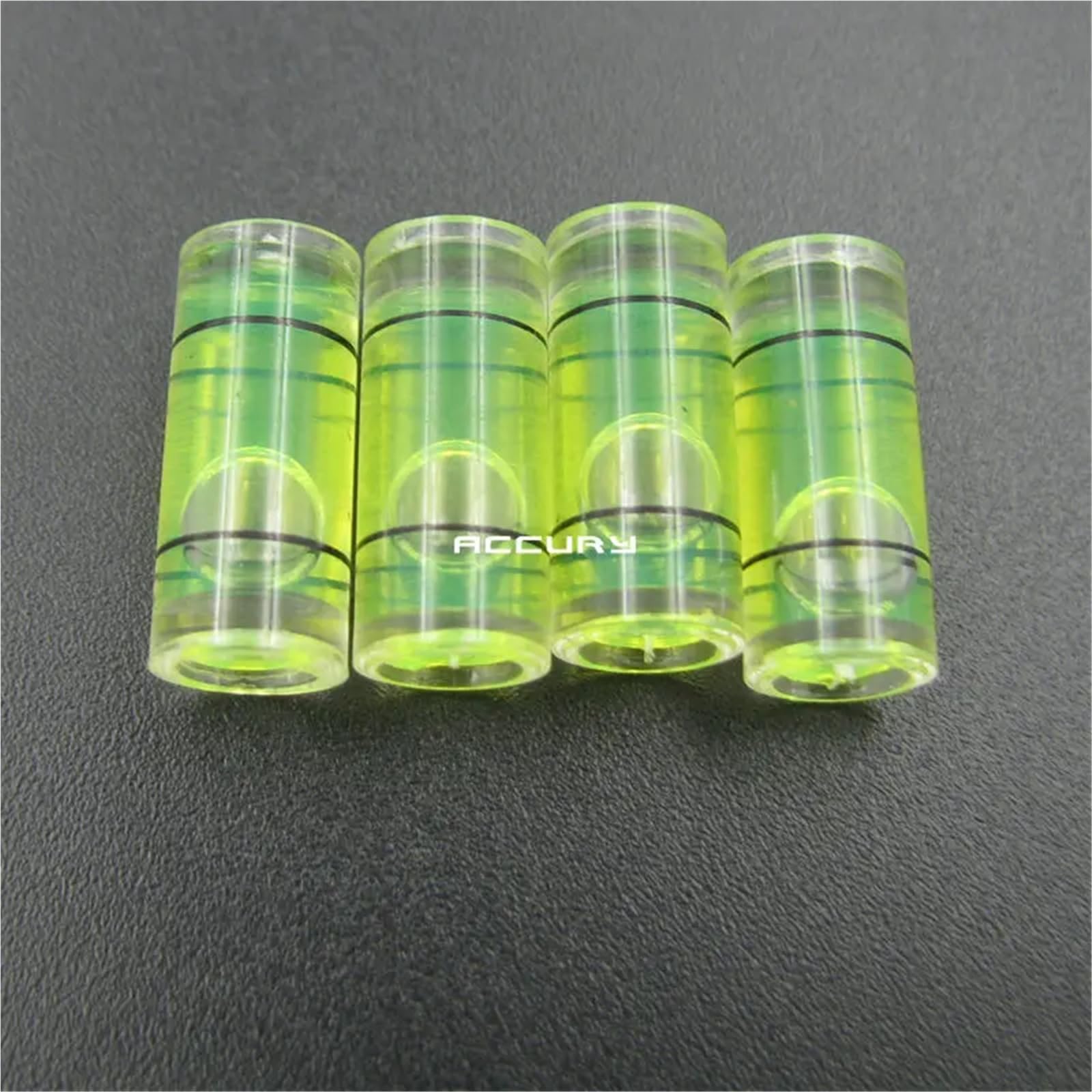 100 Uds 7 * 16mm nivel de burbuja vial de plástico Mini nivel de burbuja de plástico nivelador acrílico for pared TV o cuadro de pared colgante(20cm)