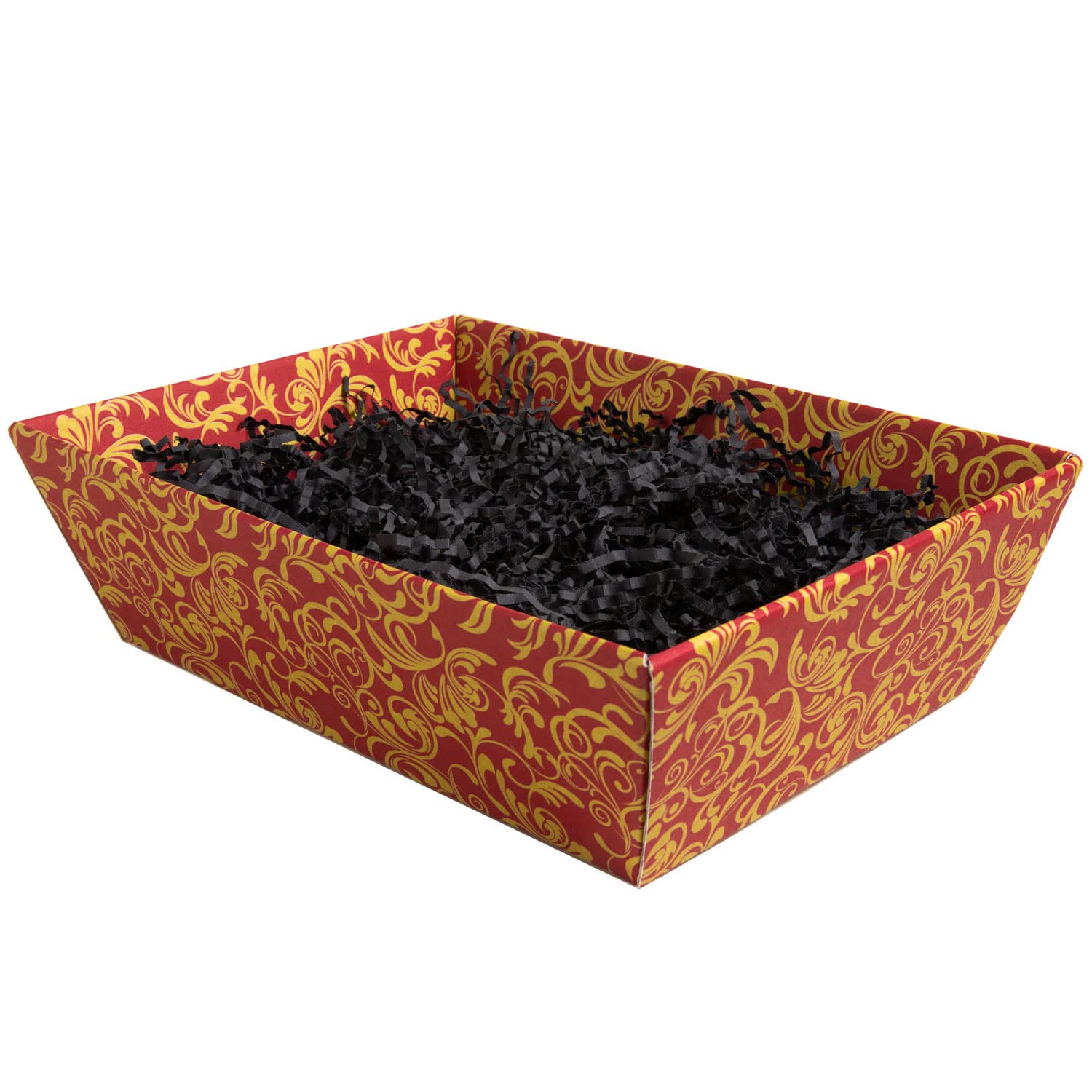 10 KG PresentFill® Füllmaterial Mandarin - umweltfreundliches Polstermaterial aus 100% Recycling Papier für Geschenke Pakete Versand - Verpackungsmaterial zum Verpacken Füllen | Polstern I Deko