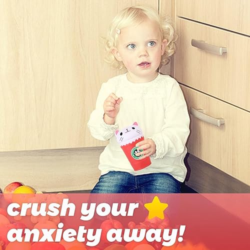 Miniatura 5 de Anboor Juguete de comida blanda de 5.3 pulgadas, suave taza de café para gatos, bola de alivio de estrés Kawaii para TDAH para niños y adultos,