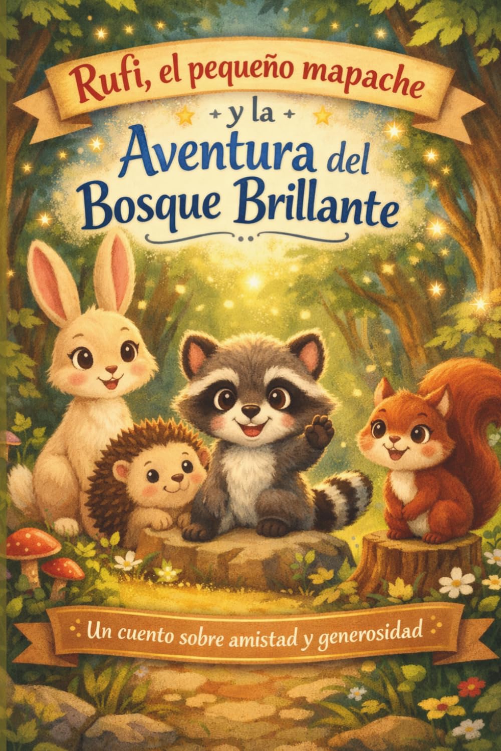 RUFI, EL PEQUEÑO MAPACHE: La aventura del bosque brillante