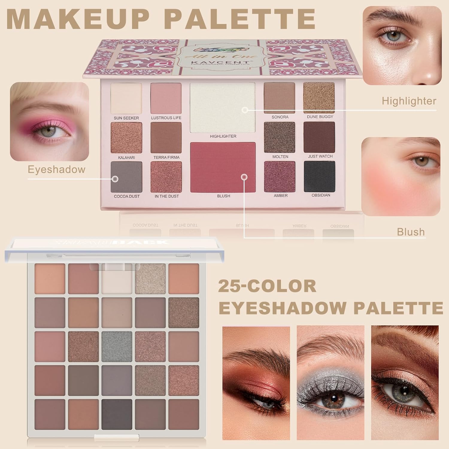 Makeup Kit for Teens Makeup Kit for Women Full Kit Eyeshadow Makeup Gift Set for Women Teen Girls Teenagers Teen Makeup Set for Teens 13-15 - Image 3