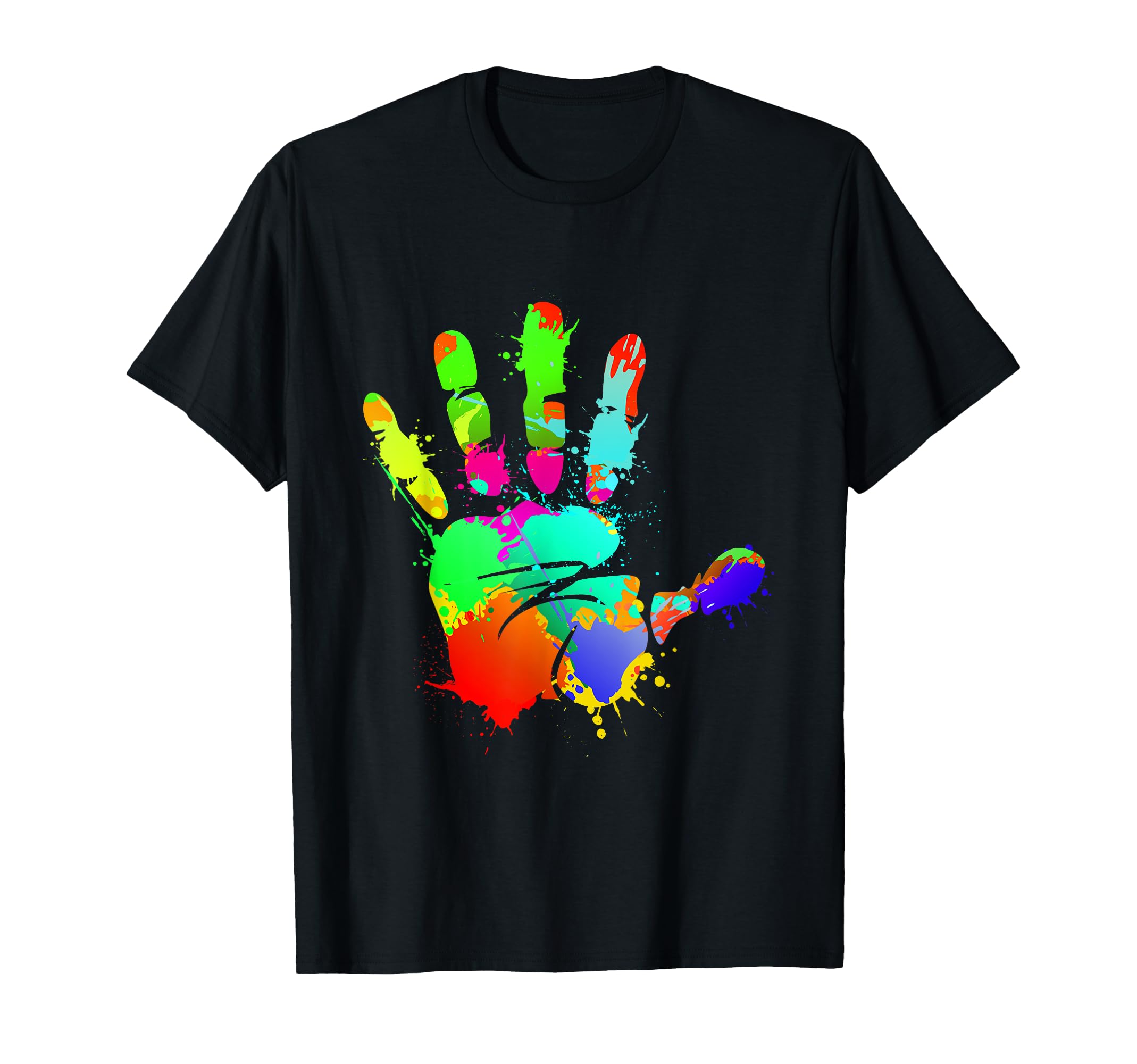 Karmaistic カラフル円形グラフィック Tシャツ vi0601i-01_600x.jpg?v=1718945576