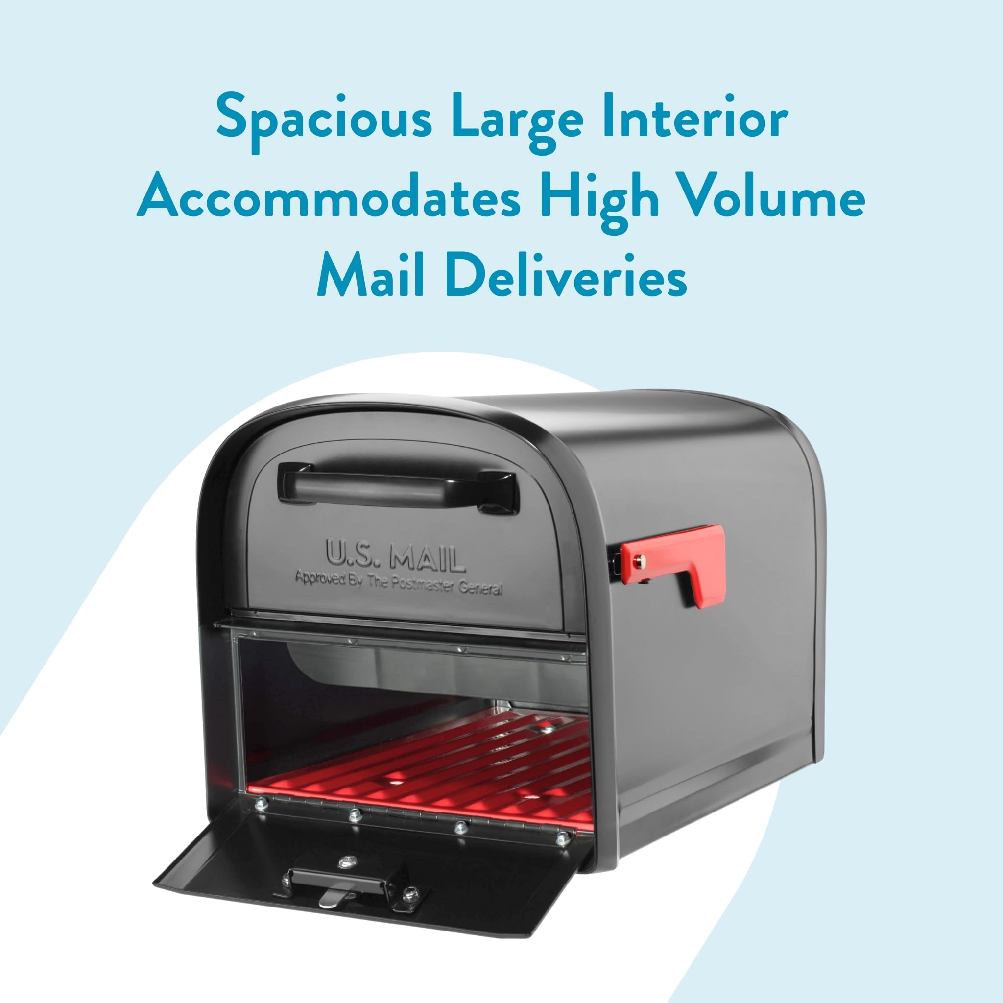 Architectural Mailboxes 6300P-10 Locking Parcel Mailbox, X-Large, Pewter